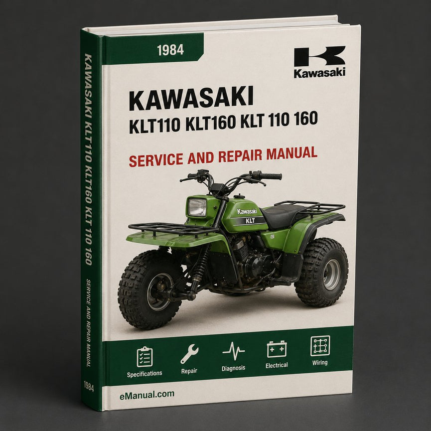 KLT110 KLT160 KLT 110 160 1984-1986 Service Repair Workshop Manual