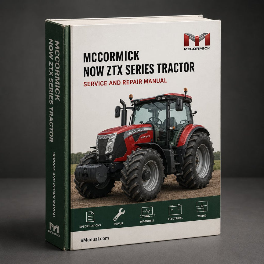 Now MCCORMICK ZTX Series Tractor Service Repair Manual