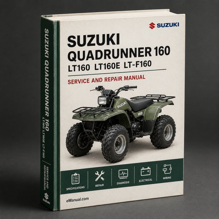 Suzuki QuadRunner 160 LT160 LT160E LT-F160 89-05 Service Repair Workshop Manual