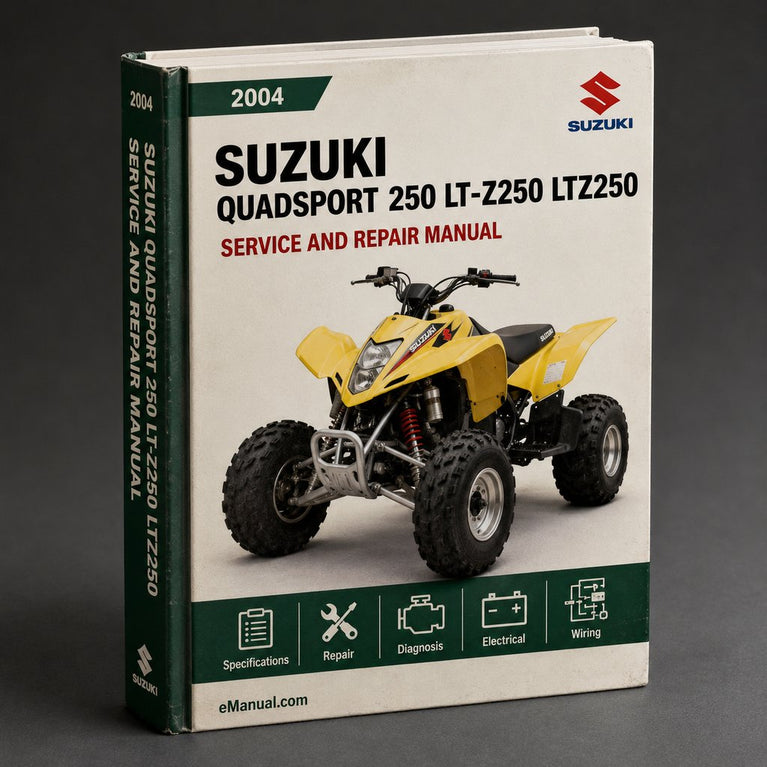 Suzuki QuadSport 250 LT-Z250 LTZ250 2004-2009 Service Repair Manual
