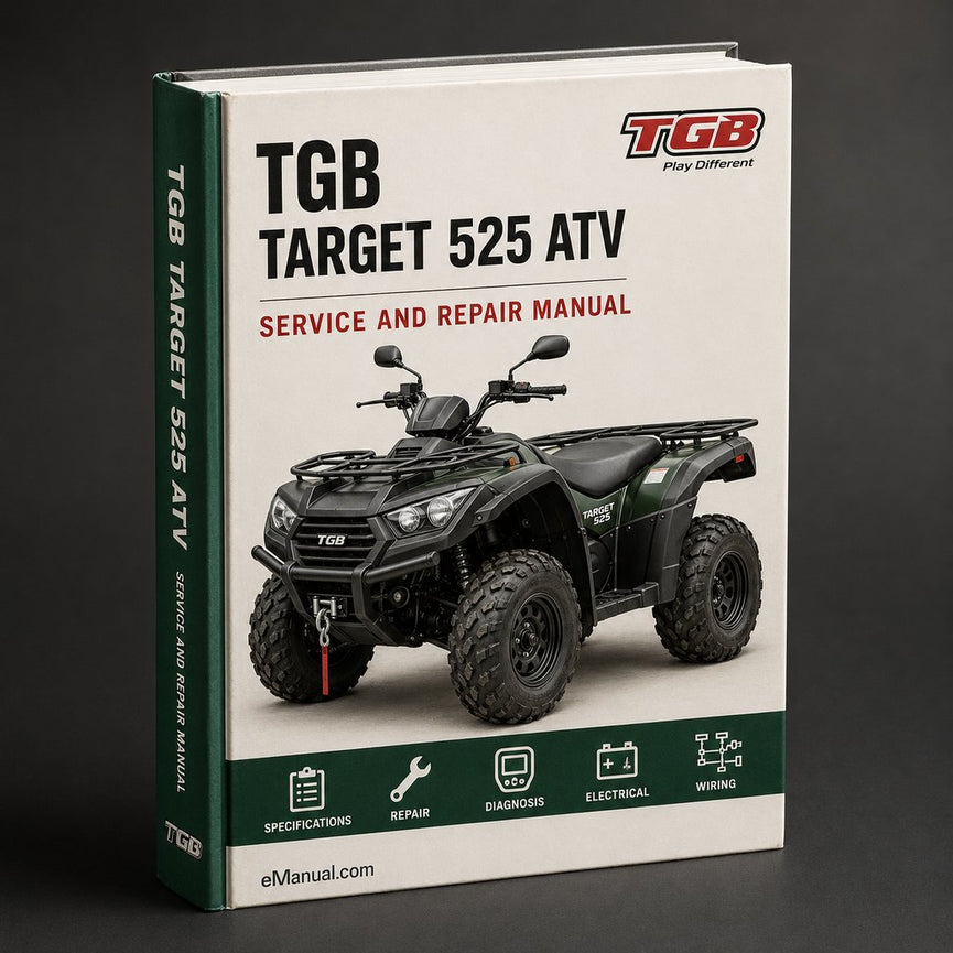 TGB Target 525 ATV Service Repair Workshop Manual