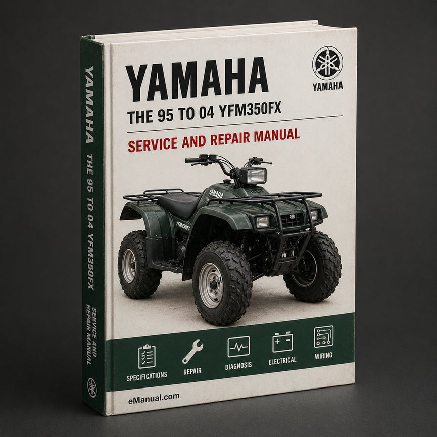 the 95 to 04 Yamaha YFM350FX ATV Service Repair Manual