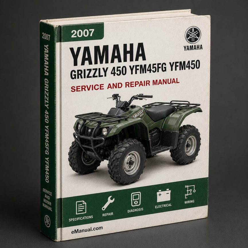 Yamaha Grizzly 450 YFM45FG YFM450 2007-2012 Service Repair Manual