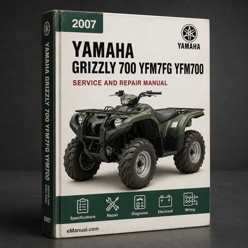 Yamaha Grizzly 700 YFM7FG YFM700 2007 2008 Service Repair Workshop Manual