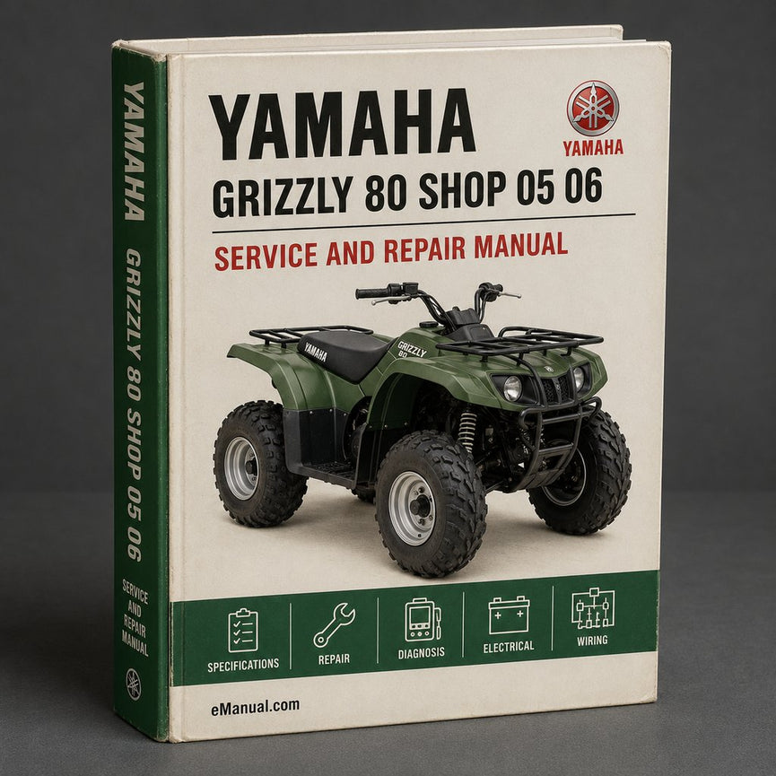 Yamaha GRIZZLY 80 Repair Shop Manual 05 06 07 08