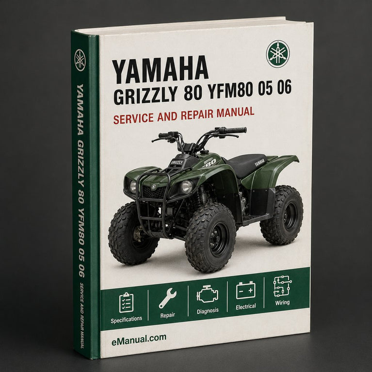 Yamaha Grizzly 80 YFM80 05 06 07 08 ATV Service Repair Workshop Manual