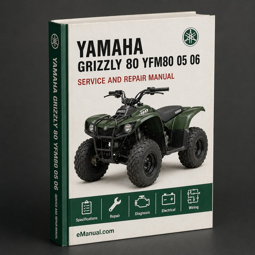 Yamaha Grizzly 80 YFM80 05 06 07 08 ATV Service Repair Workshop Manual