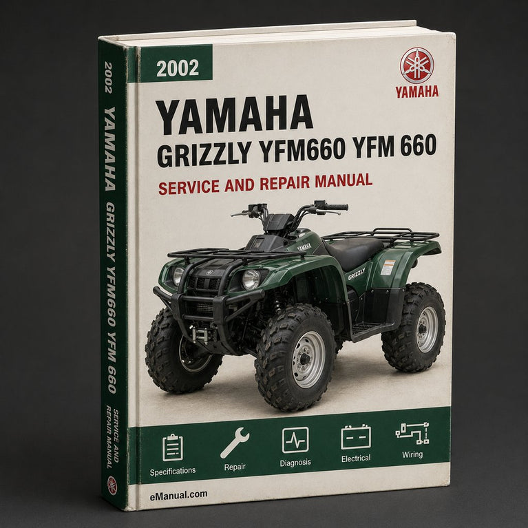Yamaha Grizzly YFM660 YFM 660 2002-2008 Service Repair Workshop Manual