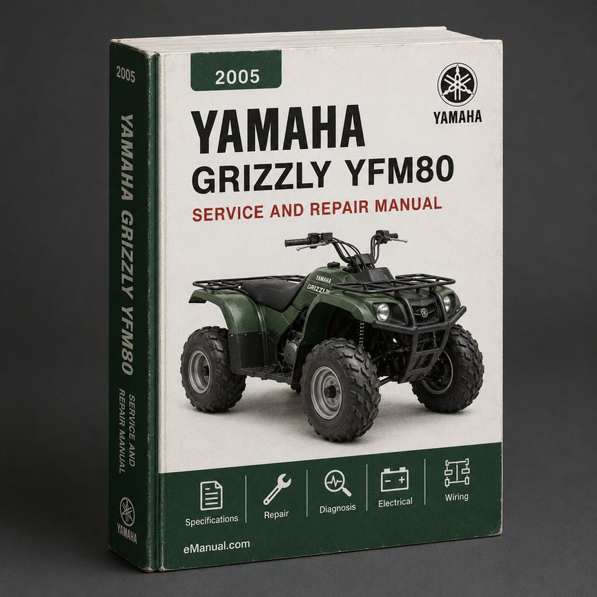 Yamaha Grizzly YFM80 Repair Manual 2005-2008