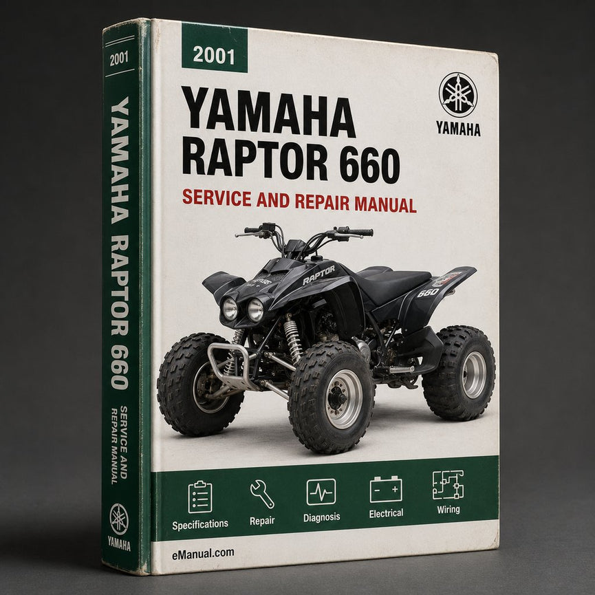 Yamaha RAPTOR 660 R 2001 2002 2003 2004 2005 Repair Manual