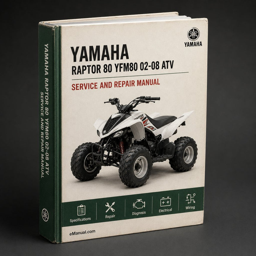 Yamaha Raptor 80 YFM80 02-08 ATV Service Repair Workshop Manual