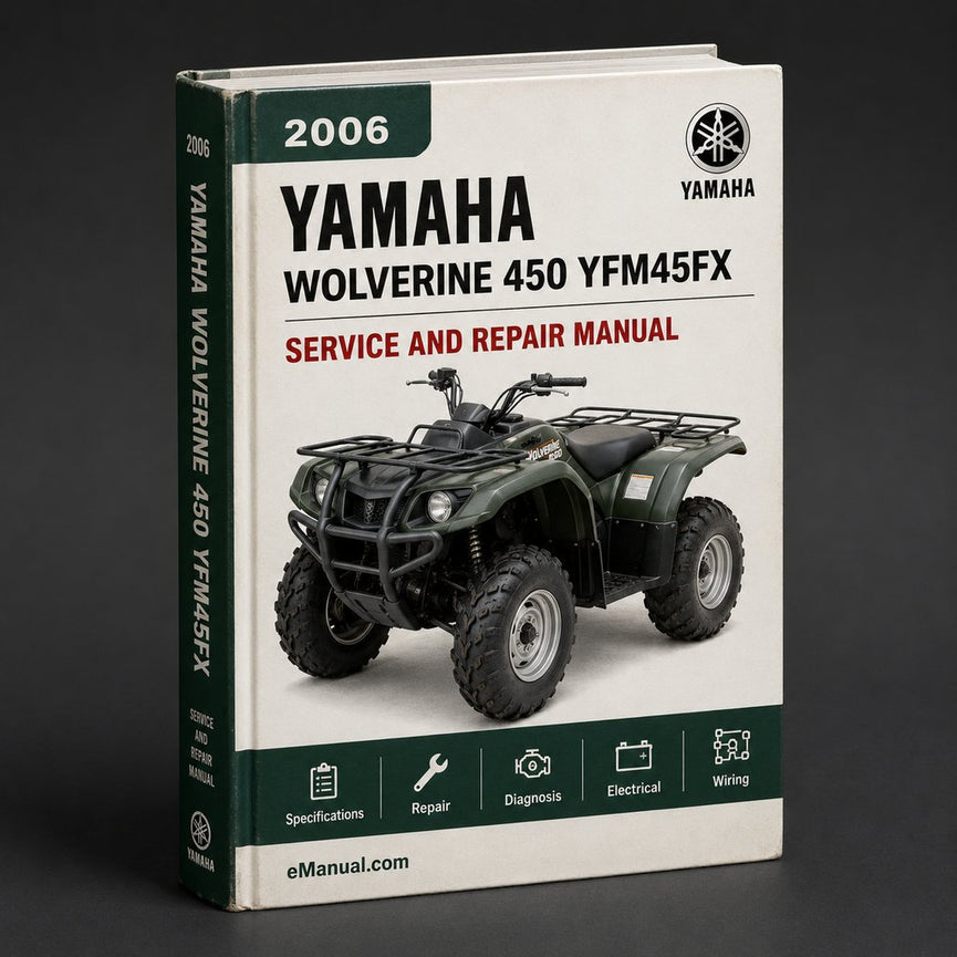 Yamaha Wolverine 450 YFM45FX 2006-2010 Service Repair Manual