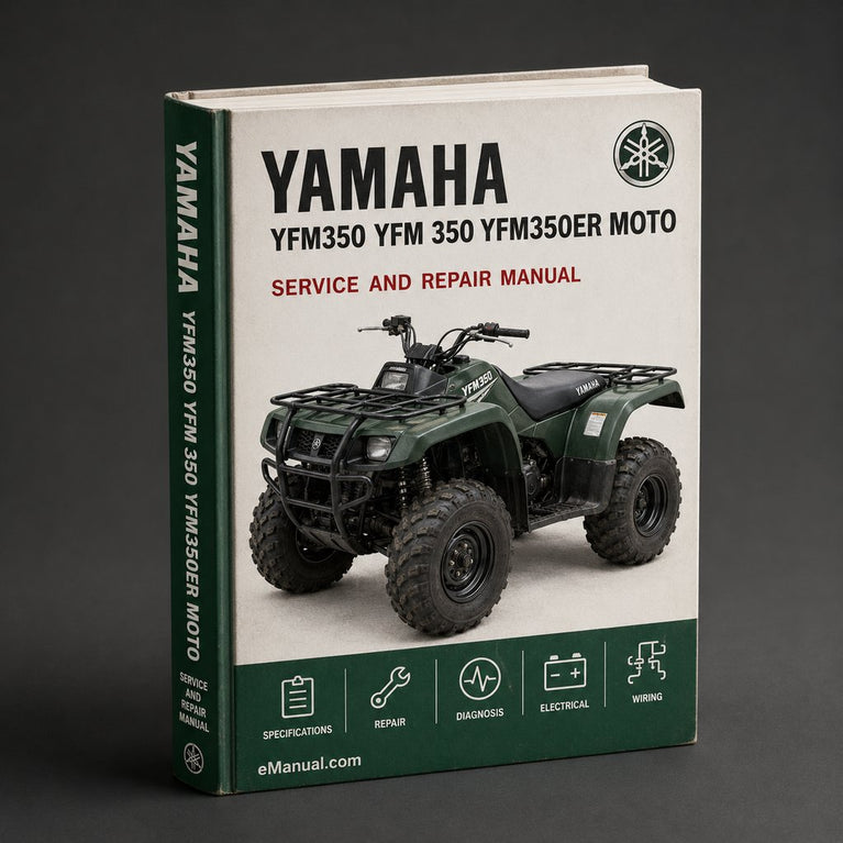 Yamaha YFM350 YFM 350 YFM350ER Moto 4 87-90 ATV Service Repair Workshop Manual