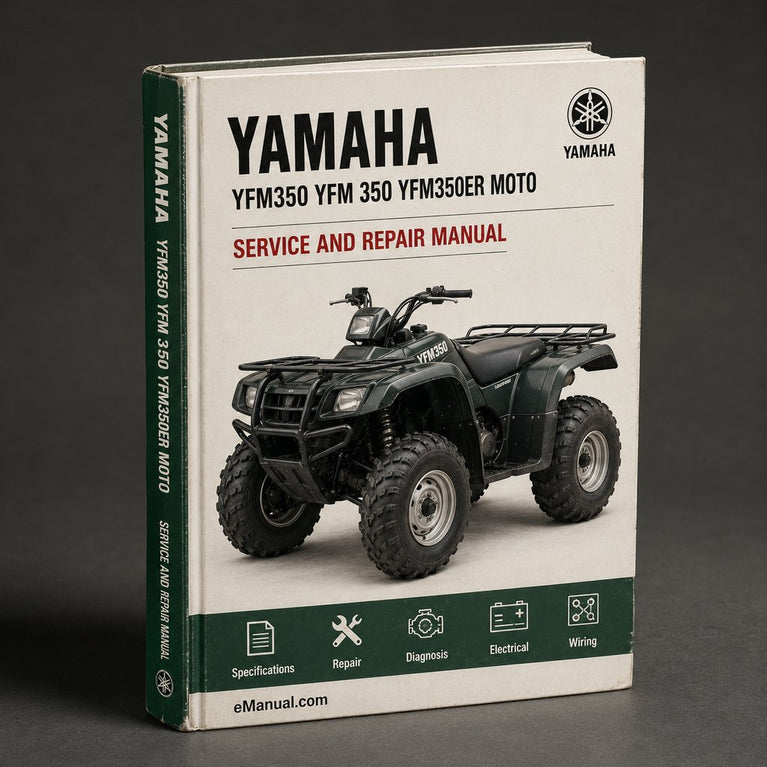 Yamaha YFM350 YFM 350 YFM350ER Moto 4 87-95 ATV Service Repair Workshop Manual