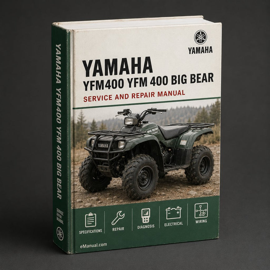 Yamaha YFM400 YFM 400 Big Bear 00-06 Service Repair Workshop Manual