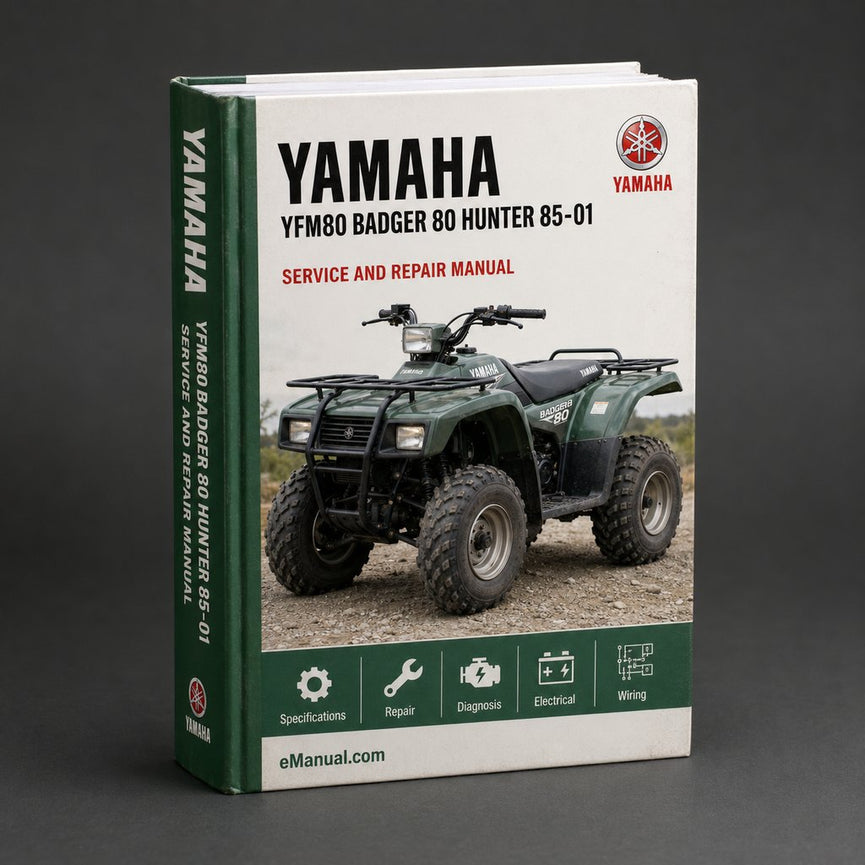 Yamaha YFM80 Badger 80 Hunter 85-01 ATV Service Repair Workshop Manual