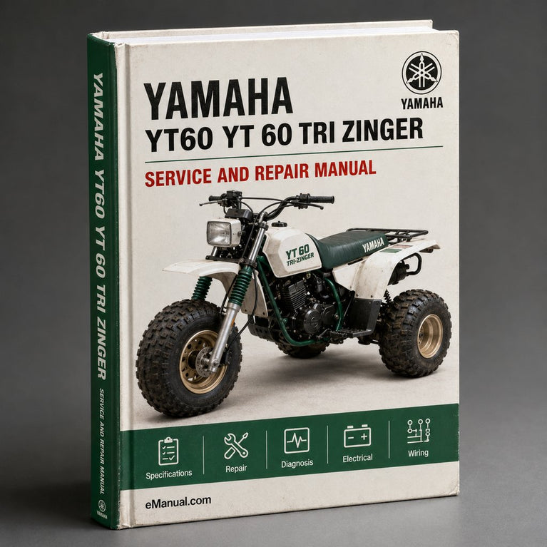 Yamaha YT60 YT 60 Tri Zinger ATV Service Repair Workshop Manual