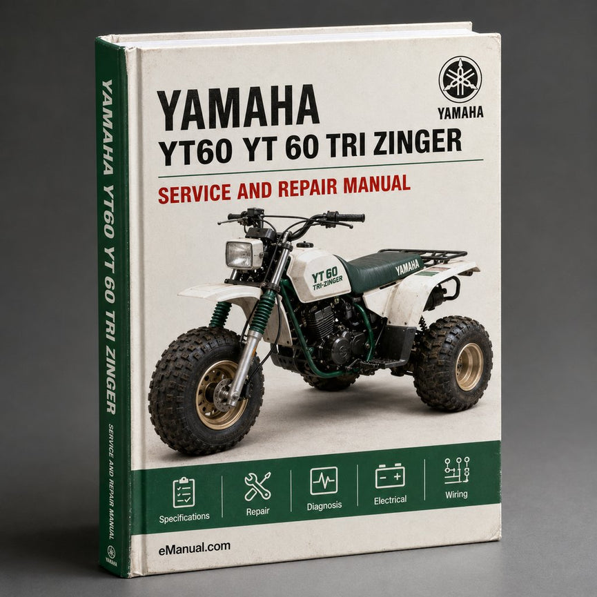 Yamaha YT60 YT 60 Tri Zinger ATV Service Repair Workshop Manual