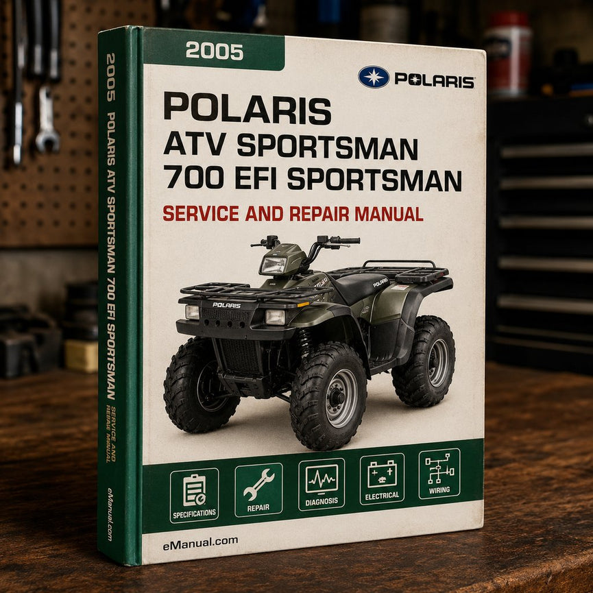 ( 2005 POLARIS ATV SPORTSMAN 700 EFI ) & ( 2005 POLARIS SPORTSMAN 800 EFI )-DIY Factory Service/Repair Manual-05 TWIN +
