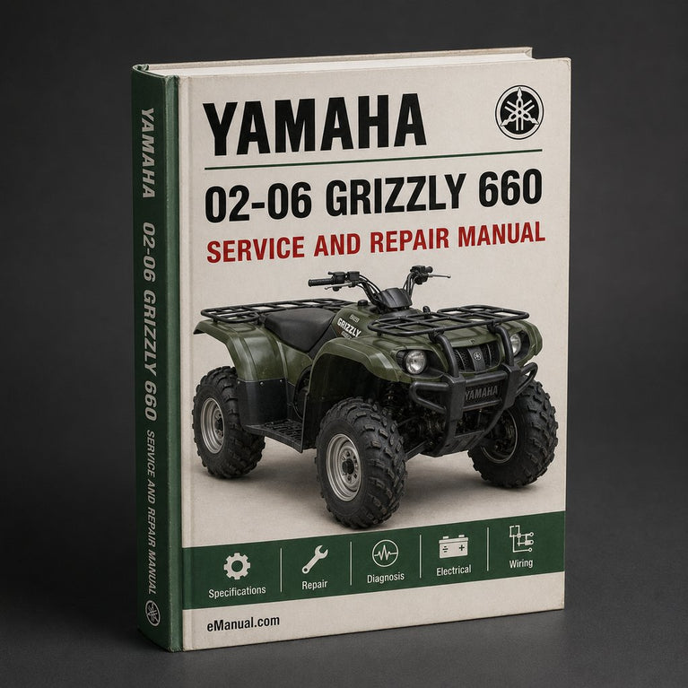 02-06 Yamaha GRIZZLY 660 Service Repair Manual