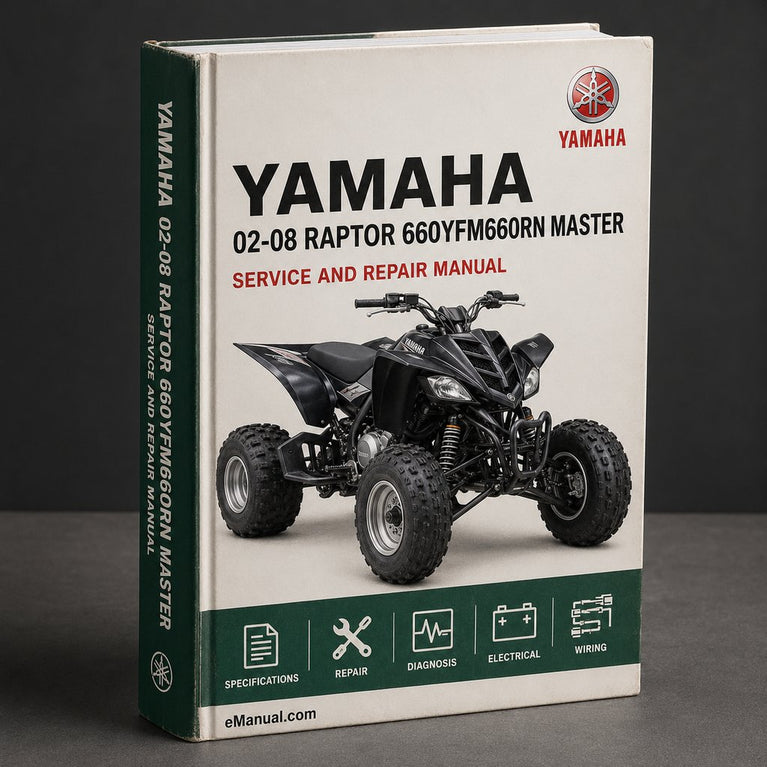 02-08 Yamaha Raptor 660YFM660RN Master Service Repair Manual