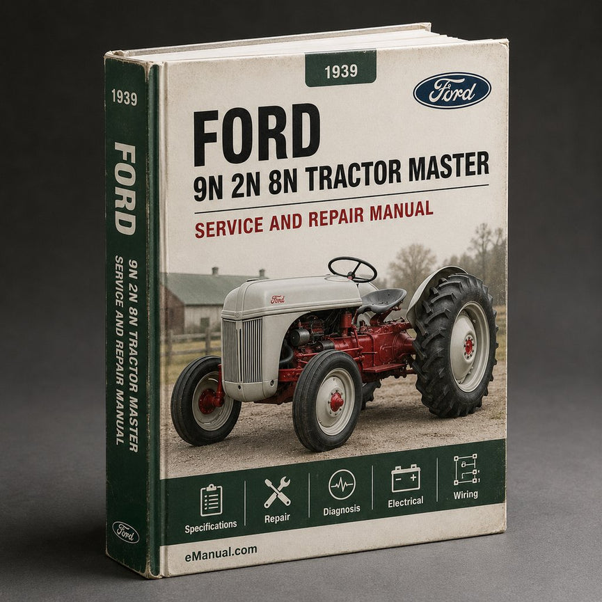 1939-1952 Ford 9N 2N 8N Tractor Illustrated Master Parts Manual