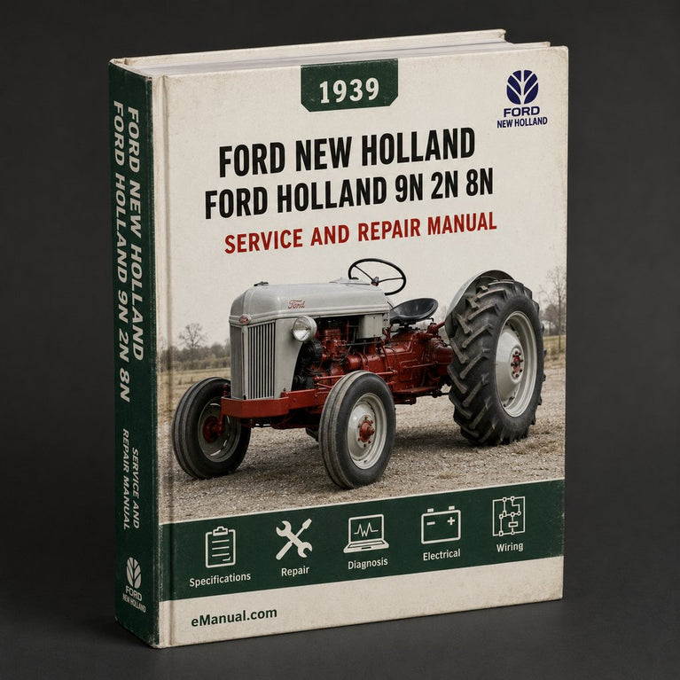 1939-1952 Ford New Holland 9N 2N 8N Tractor Repair Manual