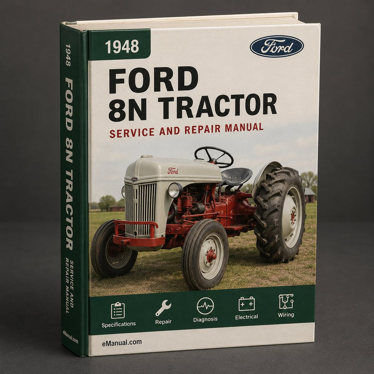 1948-1952 Ford 8N Tractor Operator Manual