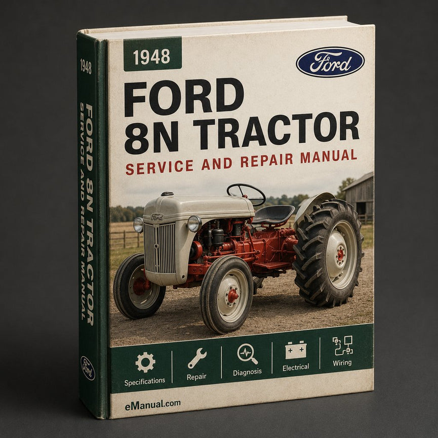 1948-1952 Ford 8N Tractor Operator Manual (1948 1949 1950 1951 1952)