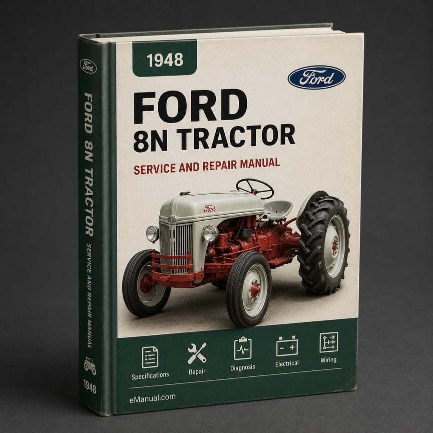 1948-1952 Ford 8N Tractor Service Repair Factory Manual
