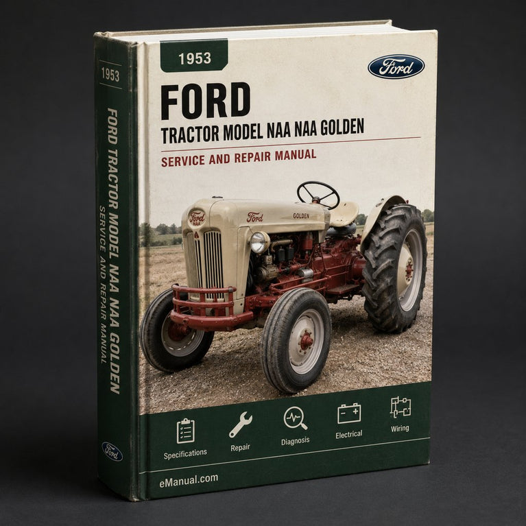 1953 1954 1955 Ford Tractor Model NAA NAA Golden Jubilee-Owners/OperatorS Manual ORIGINAL