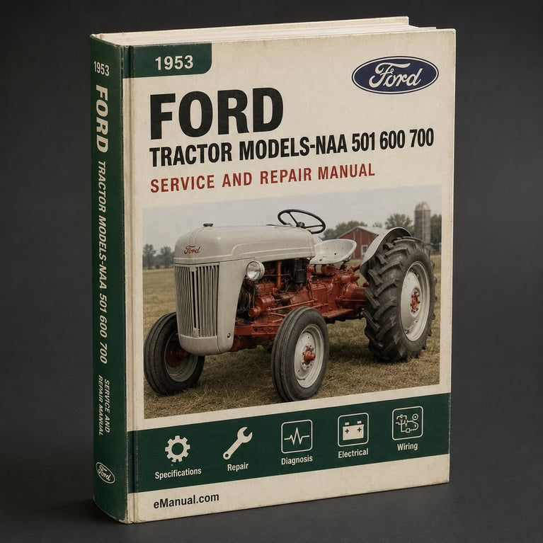 1953-1959 Ford Tractor ModelS-NAA 501 600 700 800 900 1801 Master Parts Catalog Manual-PDF ( 53 1954 1955 1956 1957 1958 59 )-