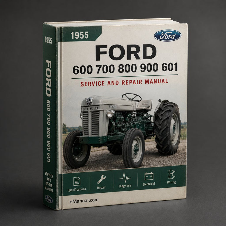 1955-1960 Ford 600 700 800 900 601 701 801 901 1801 Series Tractors Service Repair Manual