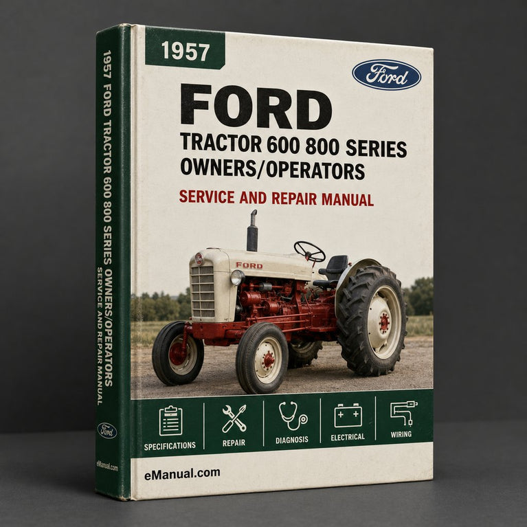 1957-1962 Ford Tractor 600 800 Series Owners/OperatorS Manual-57 1958 1959 1960 1961 62