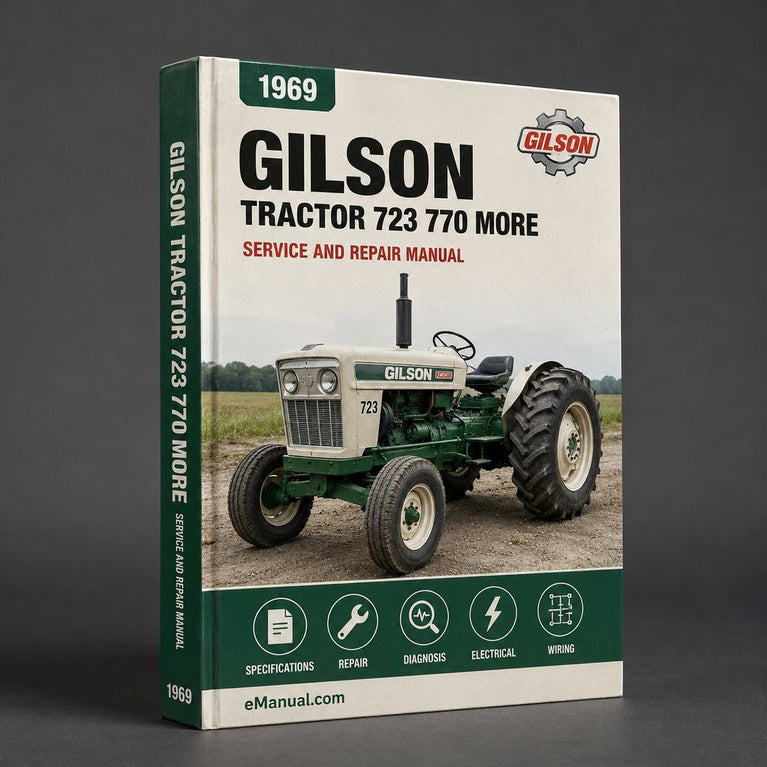 1969 Gilson tractor parts Manual 723 - 770 n more