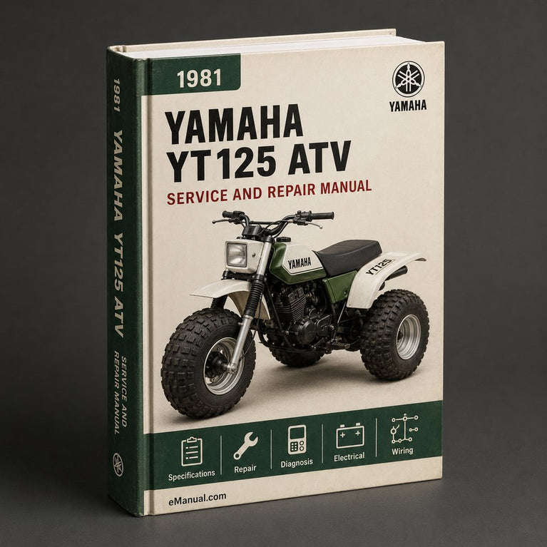1981 Yamaha YT125 ATV Parts Manual Catalog