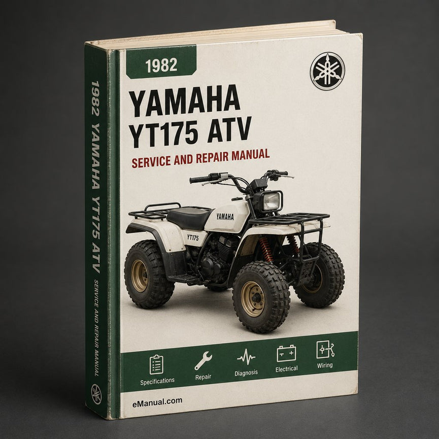 1982 Yamaha YT175 ATV Parts Manual Catalog