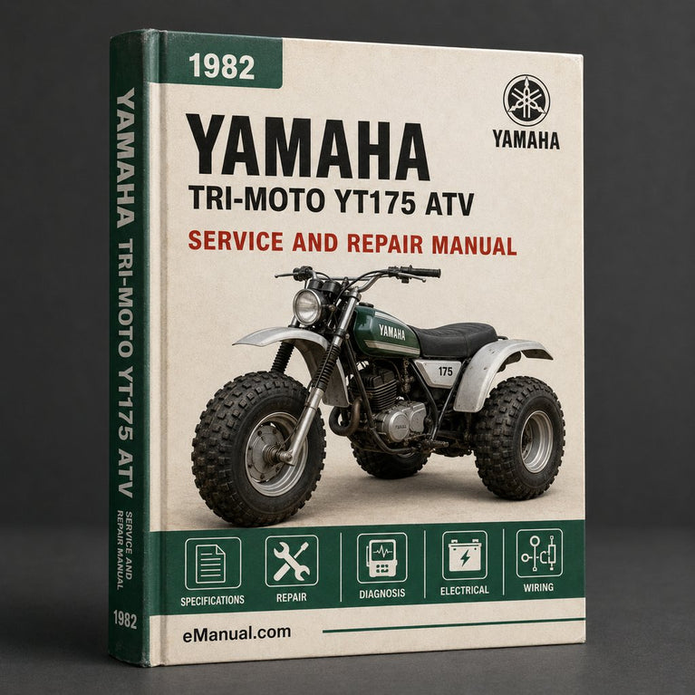 1982-1983 Yamaha TRI-MOTO YT175 ATV Repair Manual