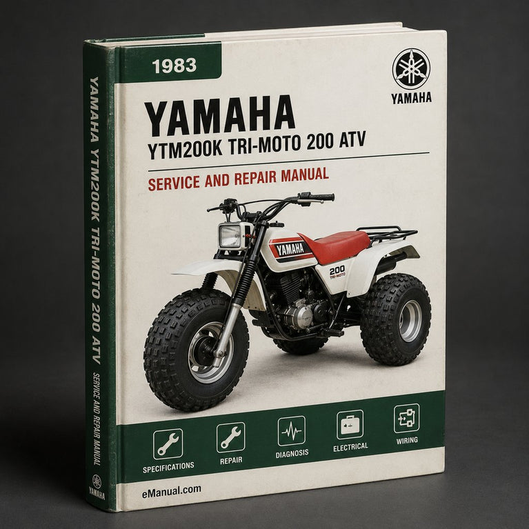 1983 Yamaha YTM200K Tri-Moto 200 ATV Service Repair Workshop Manual Download PDF