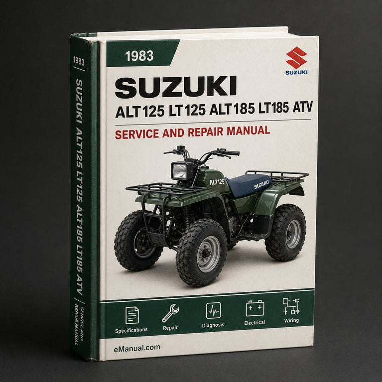 1983-1985 Suzuki ALT125 LT125 ALT185 LT185 ATV Repair