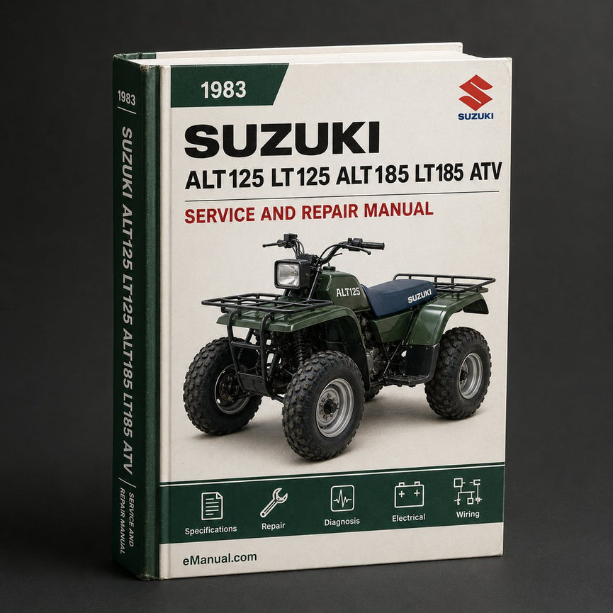 1983-1985 Suzuki ALT125 LT125 ALT185 LT185 ATV Repair
