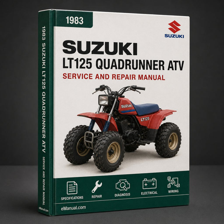 1983-1987 Suzuki LT125 QuadRunner ATV Repair Manual