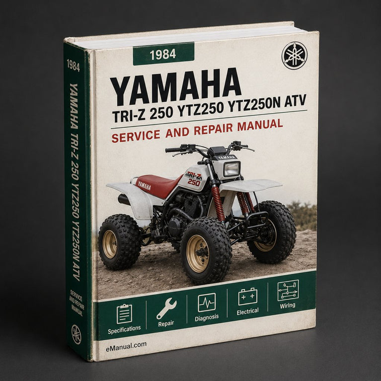 1984 Yamaha TRI-Z 250 / YTZ250 / YTZ250N ATV Service Repair Manual ( FREE PREVIEW PDF ) Download