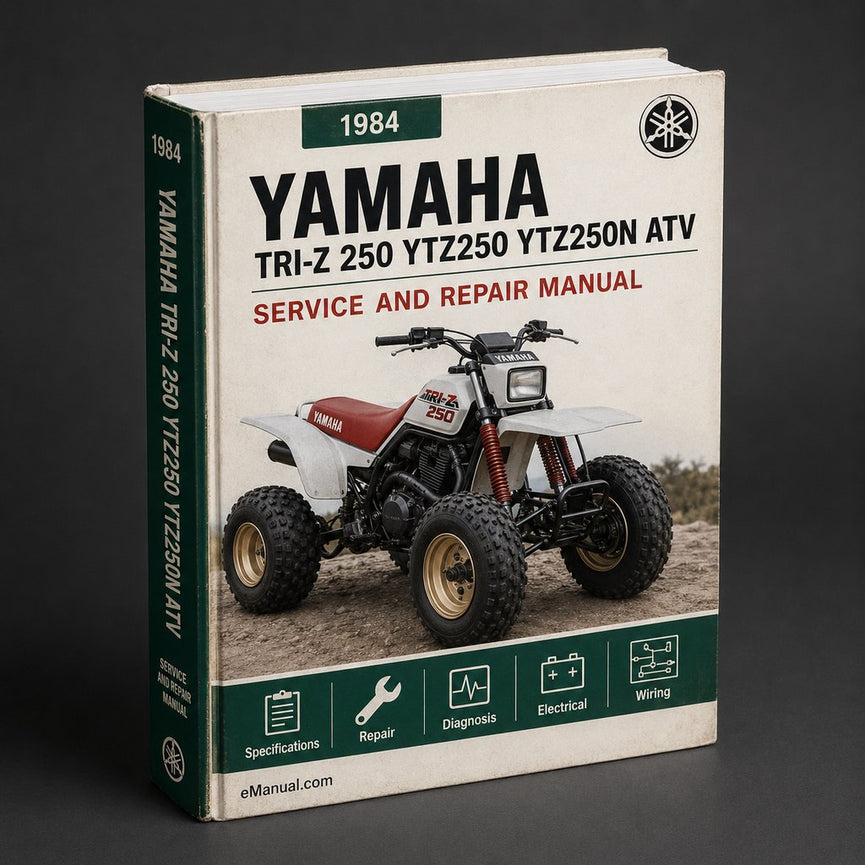 1984 Yamaha TRI-Z 250 / YTZ250 / YTZ250N ATV Service Repair Manual ( FREE PREVIEW PDF ) Download