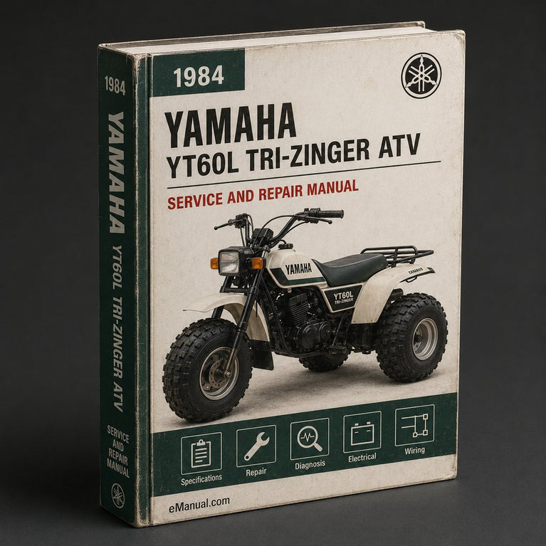 1984 Yamaha YT60L Tri-Zinger ATV Service Repair Manual