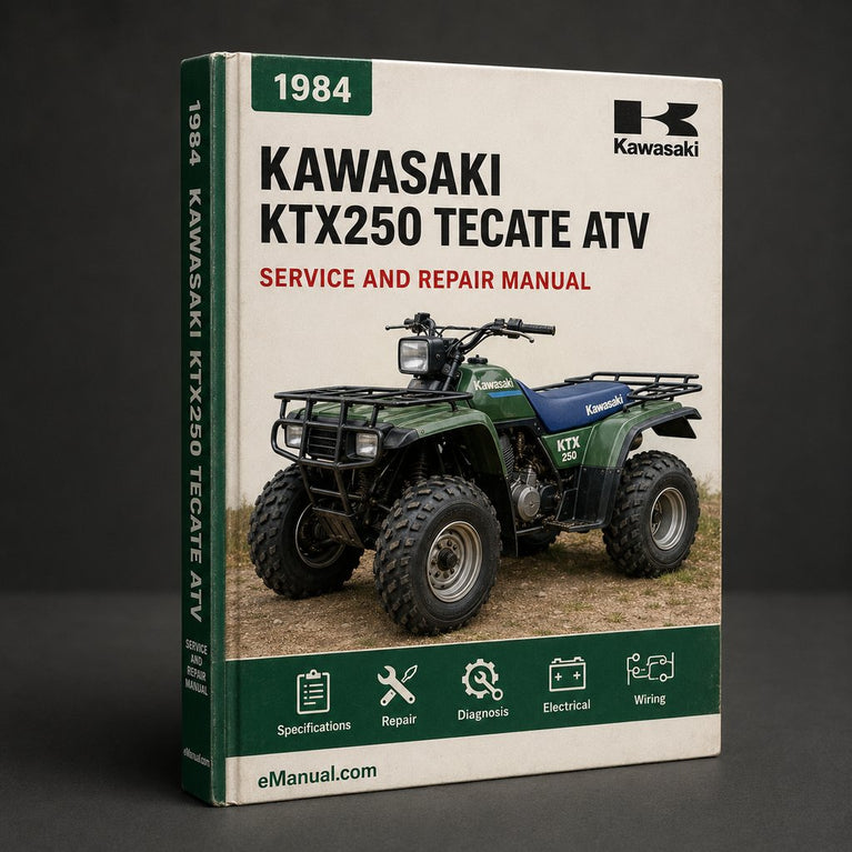 1984-1986 Kawasaki KTX250 Tecate ATV Repair Manual