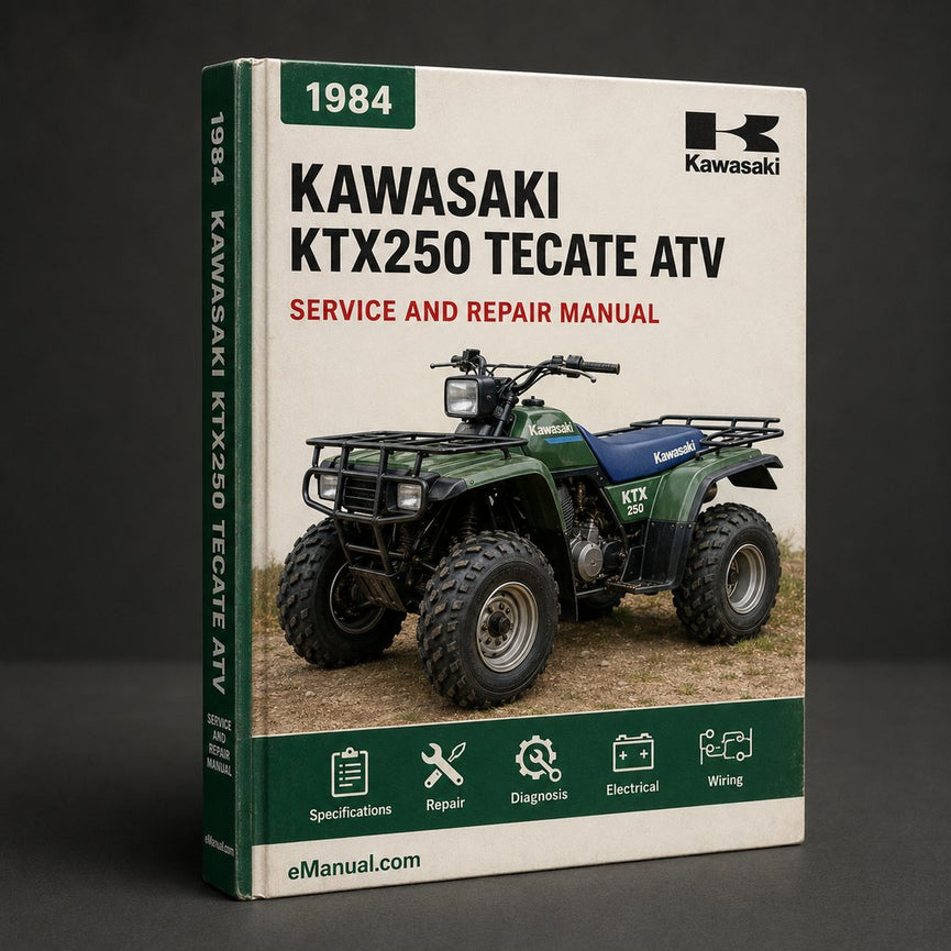 1984-1986 Kawasaki KTX250 Tecate ATV Repair Manual