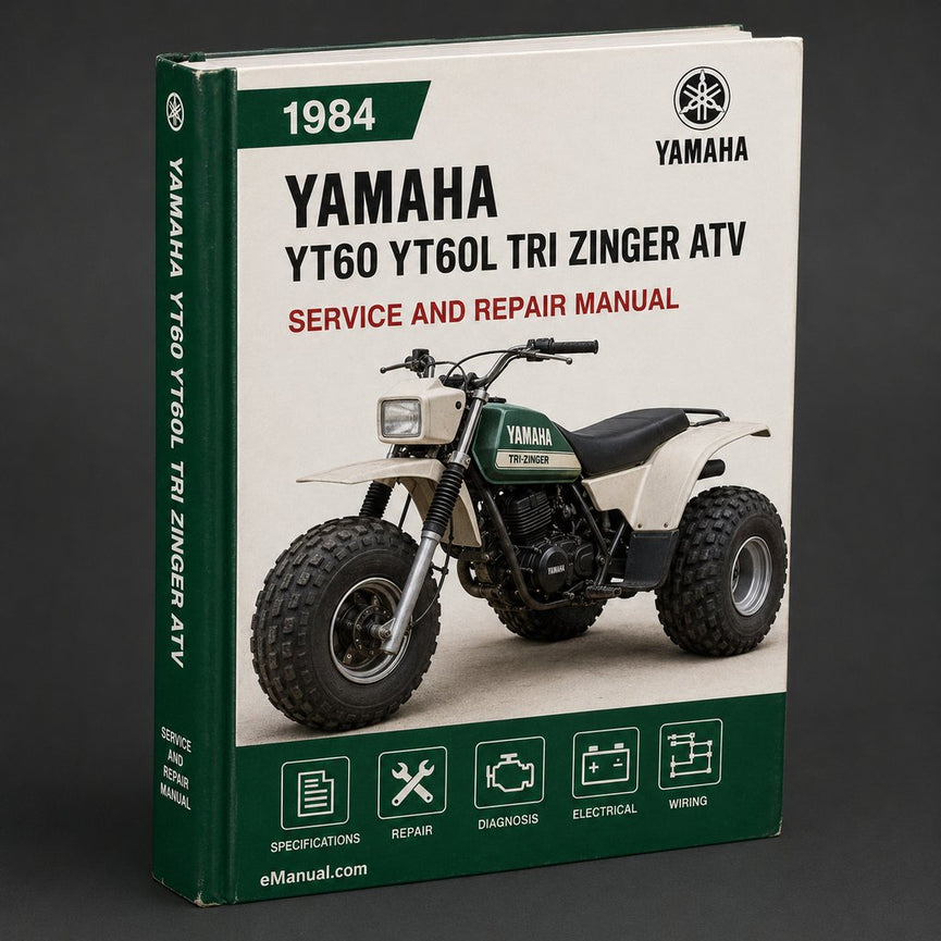1984-1986 Yamaha Yt60 Yt60l Tri Zinger Atv Service Repair Manual ( FREE Preview )