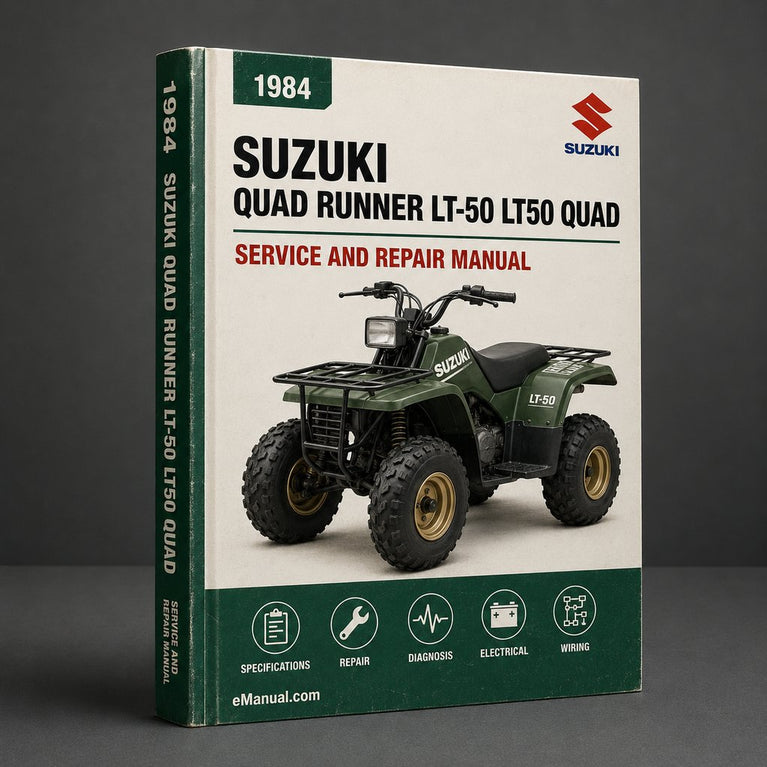 1984-1990 QUAD RUNNER LT-50 LT50 Service Repair Manual Quad ATV
