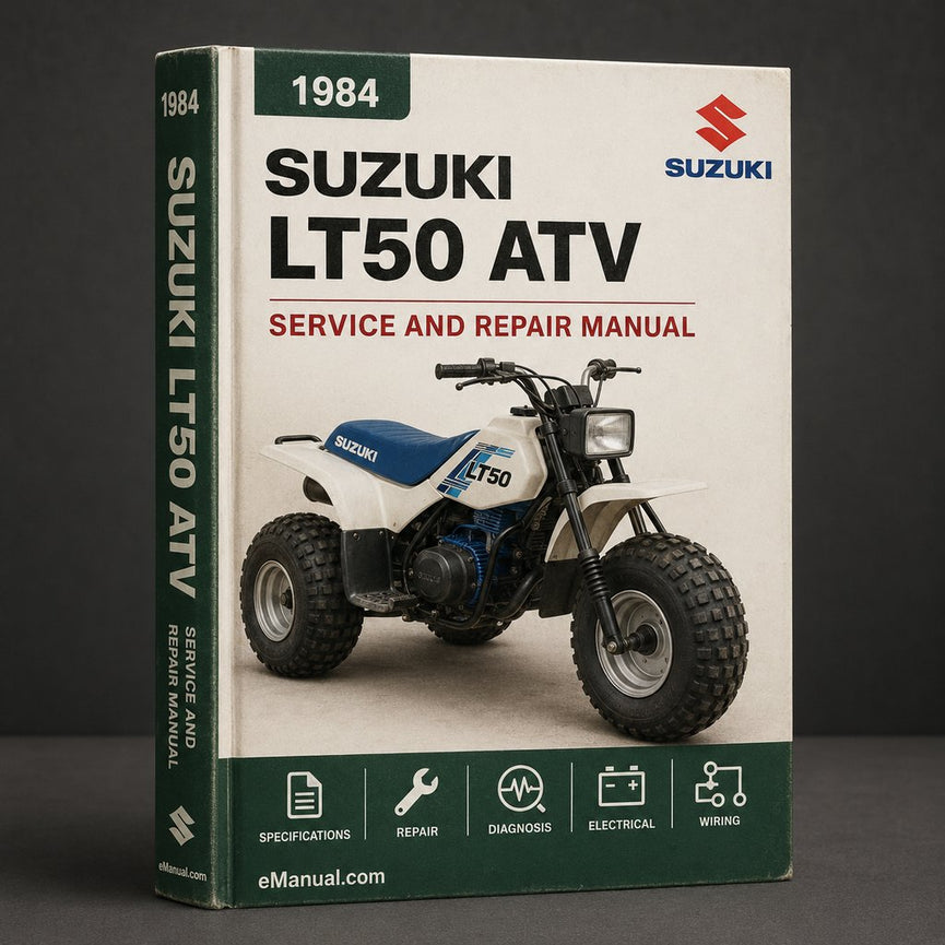 1984-2001 Suzuki LT50 ATV Repair Manual